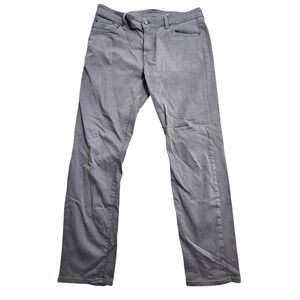 G/FORE 5-Pocket Pants Mens 36/32 Gray Cotton Modal Stretch Golf Trousers